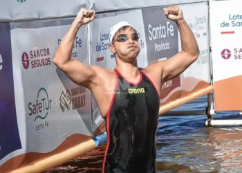 Matías Díaz Hernández se coronó ganador de la Maratón Acuática Santa Fe-Coronda