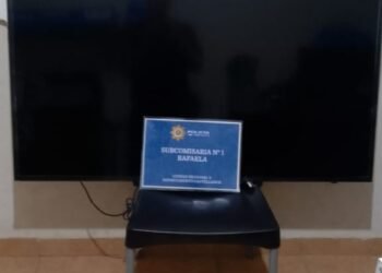 Un «afortunado»: dijo que «encontró» un televisor tirado….