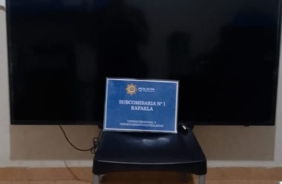 Un «afortunado»: dijo que «encontró» un televisor tirado….