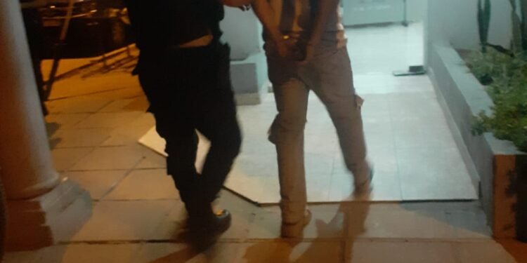 Barrio Fasoli: estaba armado y fue detenido