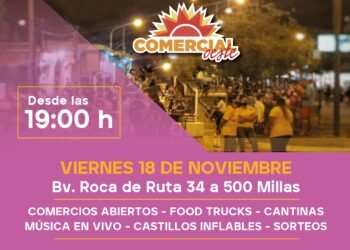 Este viernes llega “La noche de Comercial Oeste”