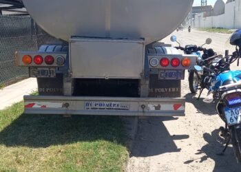 Heroica acción de un motociclista frente a una dramática circunstancia