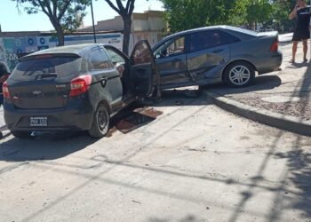 Fuerte accidente en el barrio 9 de Julio
