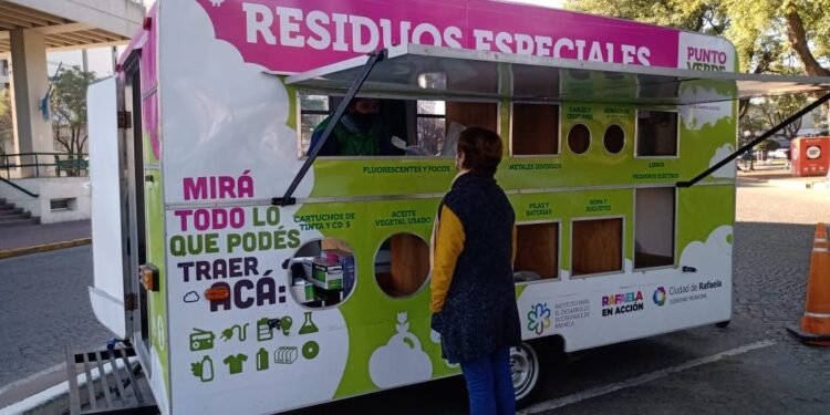 El Punto Verde Móvil se traslada a la Plaza 25 de Mayo