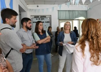 Avanzan los trabajos para el retechado de la Escuela Villa Podio
