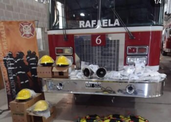 El municipio entregó aporte a la Asociación Bomberos Voluntarios de Rafaela