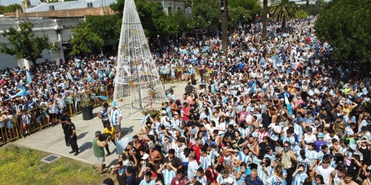 Rafaela contará con una intervención urbana alusiva al Mundial ganado por la Selección