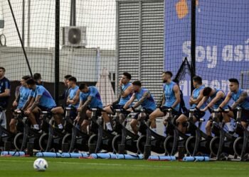 Sin descanso, Argentina se entrena pensando en Croacia