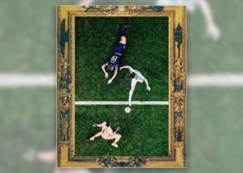 El golazo que se transformó en obra de arte: «óleo sobre césped»