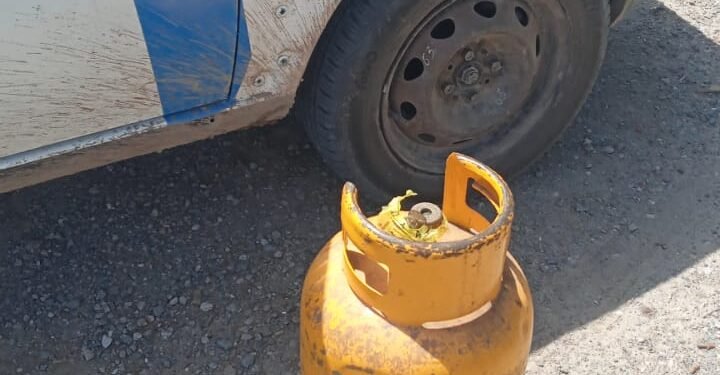 Lo sorprendieron con una garrafa ajena