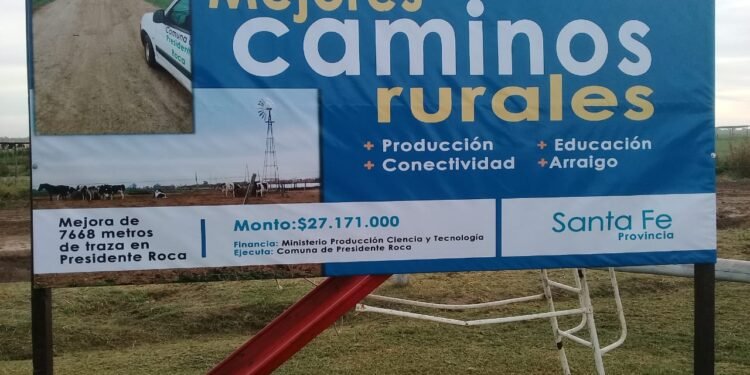 Inauguran caminos de la ruralidad en Bella Italia y Roca