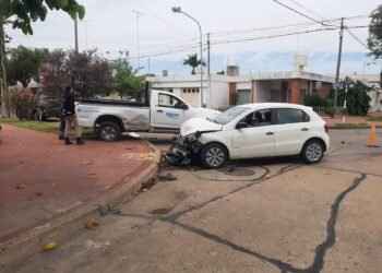 Fuerte choque en el barrio 30 de Octubre