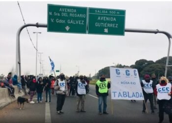 Once cortes de tránsito en el Gran Rosario por la jornada nacional de lucha de la CCC