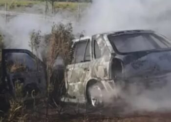 Hallaron incendiado en Andino el auto del camarógrafo asesinado en San Lorenzo