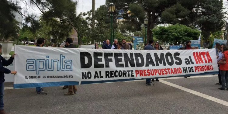 Trabajadores del INTA continúan con sus protestas