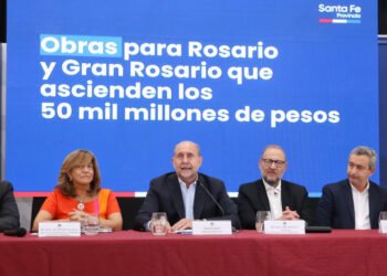 Perotti anunció obras para Rosario y el Gran Rosario por casi 50 mil millones de pesos