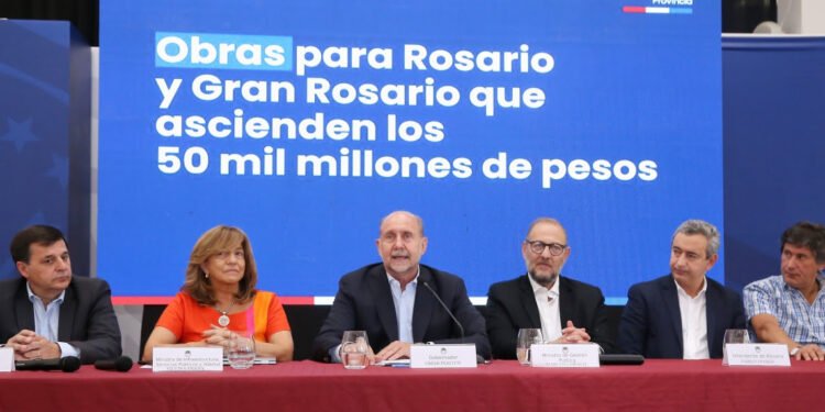 Perotti anunció obras para Rosario y el Gran Rosario por casi 50 mil millones de pesos