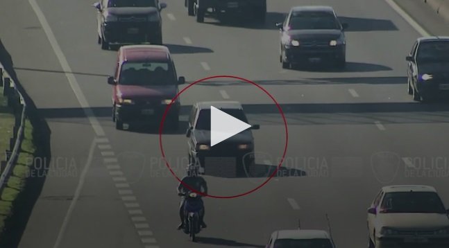 Video: detuvieron a un menor dos veces en la misma semana a bordo de vehículos robados