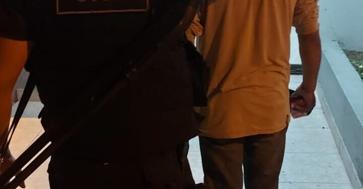 Sorprendieron a un sujeto tras robar en una obra