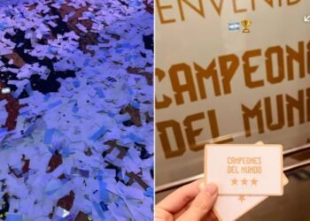 FOTOS | El show en la fiesta de los campeones que organizó Messi: el detalle en los vasos y la canción que cantó Leo con Di María y Paredes