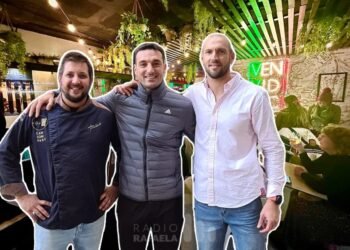 Un cliente de lujo: rafaelinos con restaurantes en España recibieron la visita de Scaloni