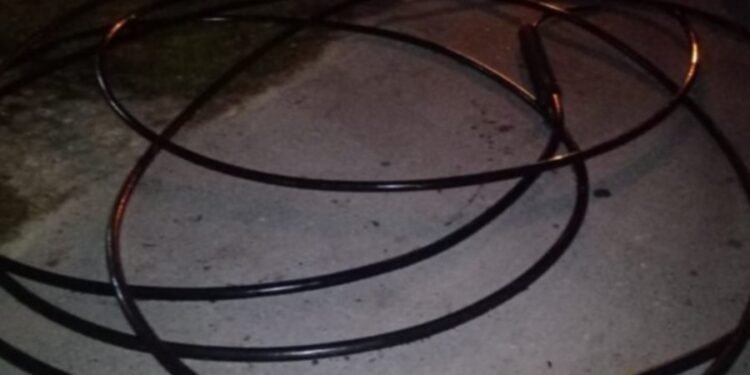 Secuestraron el cuchillo de un presunto “robacables”