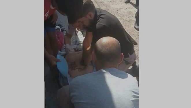 Personal de la GUR asistió a un hombre infartado