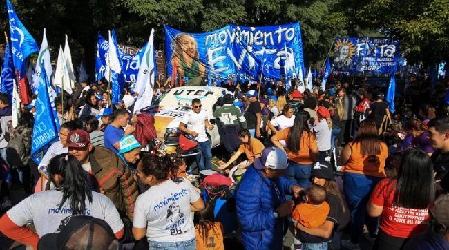 El Movimiento Evita marchará a la Embajada de Brasil en “defensa de la democracia”