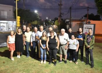 Nuevas luces Led en calle Falucho