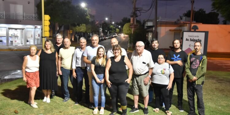 Nuevas luces Led en calle Falucho