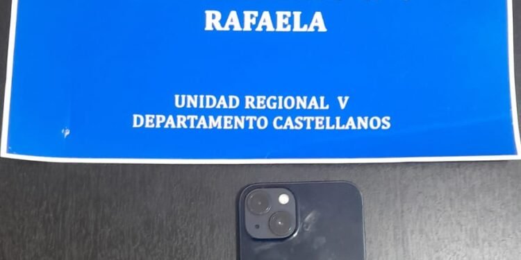 Recuperaron un IPhone que había sido robado
