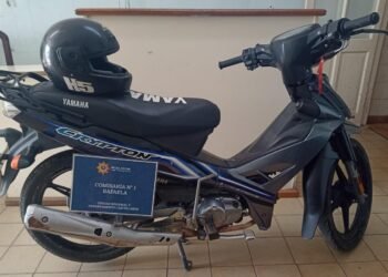 Otra motocicleta recuperada, tras haber sido robada