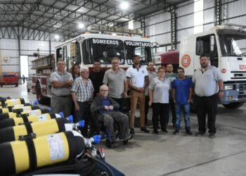 El Intendente visitó la Asociación de Bomberos Voluntarios