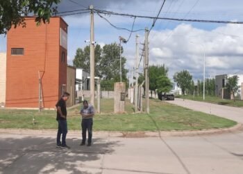 Inspeccionaron las obras en el sector industrial de la ciudad