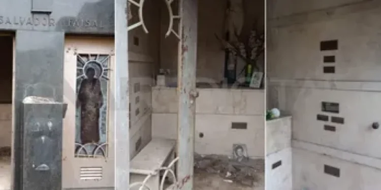 La inseguridad llegó al cementerio