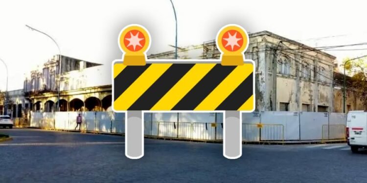 Circulación cortada: demolerán parcialmente un muro de los Ex Almacenes Ripamonti