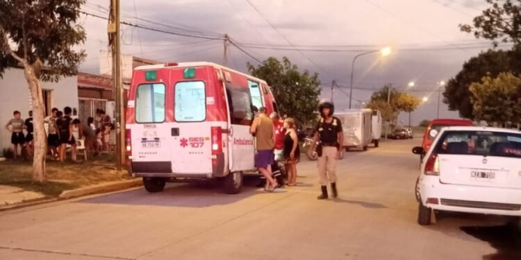 Motoderrape en el norte de la ciudad