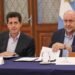 Perotti y De Pedro firmaron un convenio para realizar obras contra inundaciones en San Javier