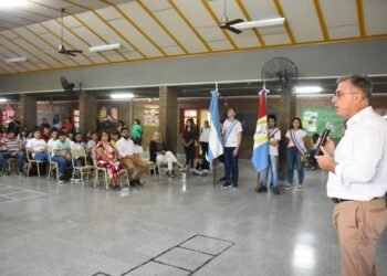 El Intendente participó de la apertura del ciclo en la Escuela Mahatma Gandhi