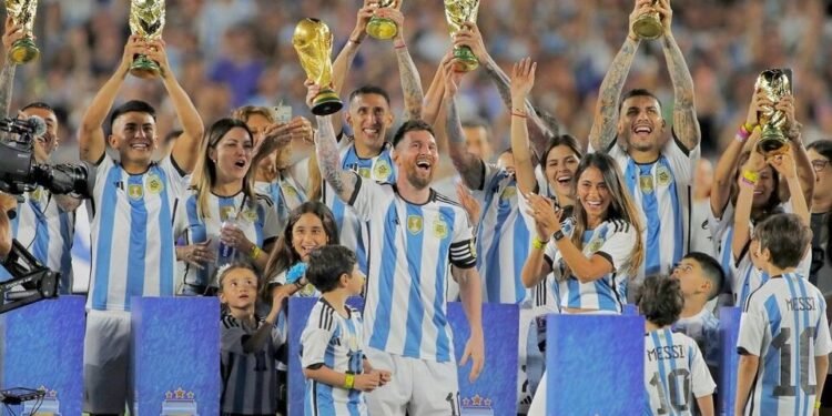 Lionel Messi: “Tengo una felicidad inmensa de ver a todo el pueblo argentino disfrutando”