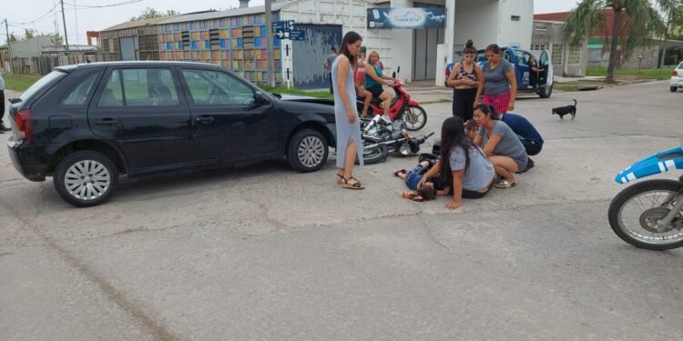 Dos niñas lesionadas en un accidente en Villa Podio-Fátima