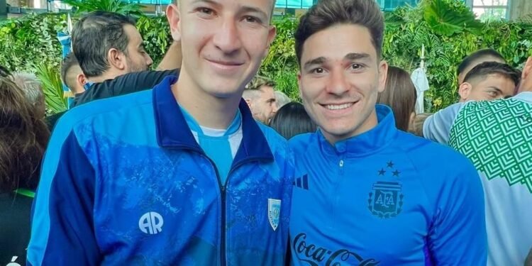 Presencia rafaelina en el homenaje de AFA a Lio Messi en el predio de Ezeiza