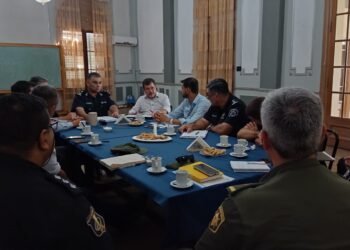 El Comando Unificado contó con la presencia del Secretario de Seguridad de la provincia