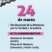 Acto oficial por el Día Nacional de la Memoria por la Verdad y la Justicia