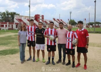 9 de Julio suma fútbol para no videntes