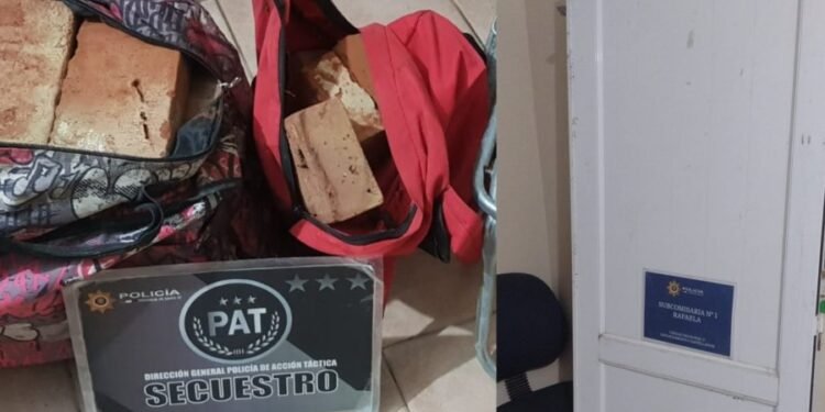 Robo de ladrillos y una puerta