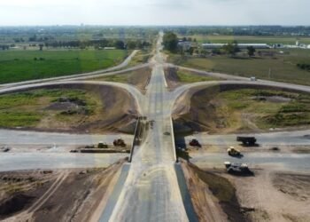 Pavimentaron el puente de la RP 70 sobre la Variante Rafaela