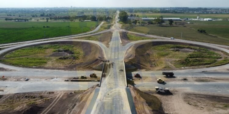 Pavimentaron el puente de la RP 70 sobre la Variante Rafaela