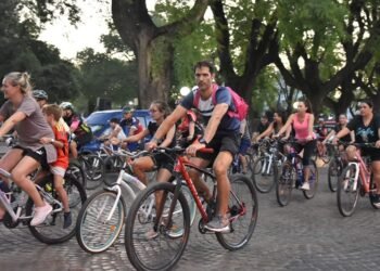 La bicicleteada suspendida fue reprogramada para el martes 7
