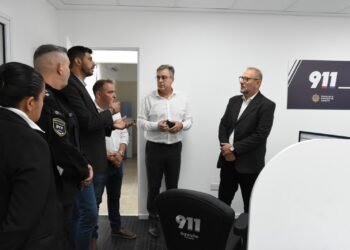 El Ministro de Gestión Pública recorrió el Centro de Operaciones Policiales